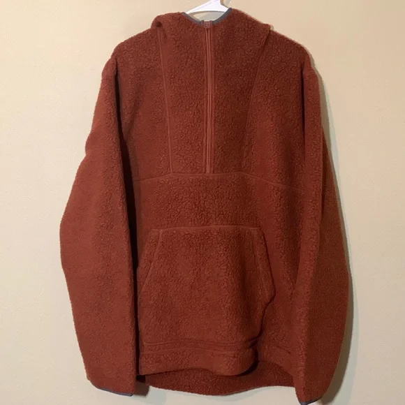 Madewell Polartec Fleece Hoodie Jacket Size XL - Picture 3 of 11